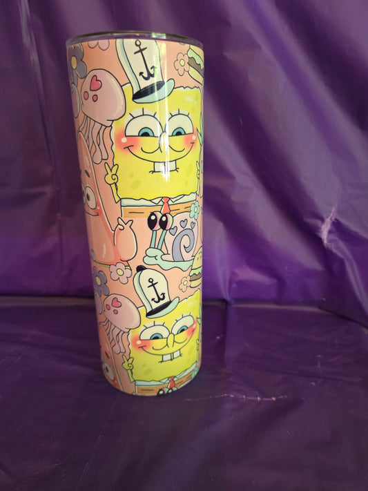 20 oz Spongebob tumbler